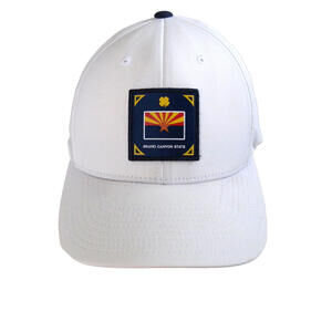 The Boulders Resort Spa Grand Canyon State Adult White Fitted L-XL Baseball Cap